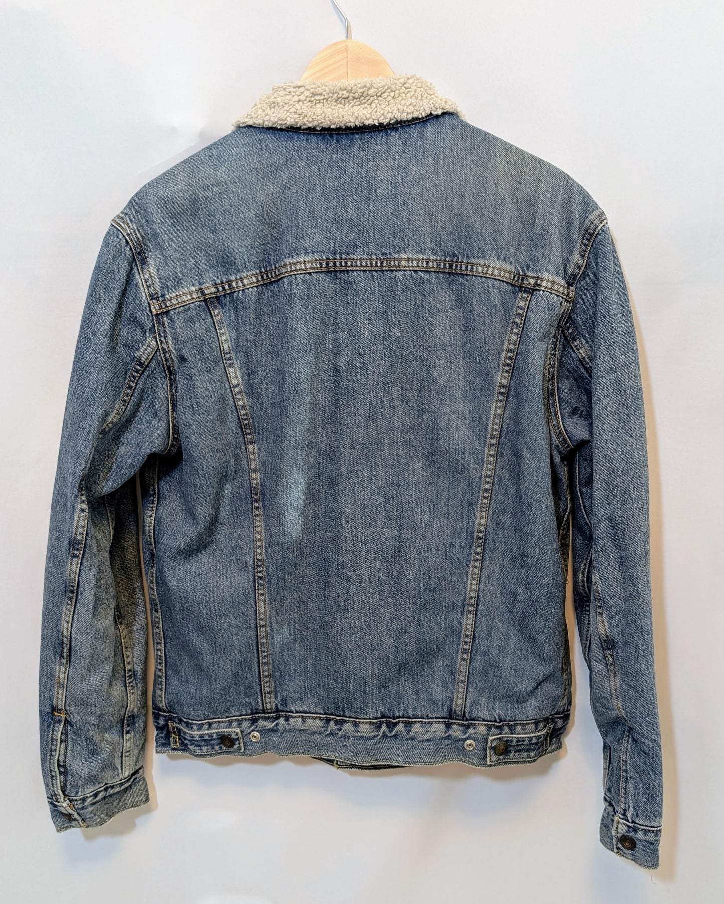 Levi's Sherpa Denim Jacket - Size M - Grade A