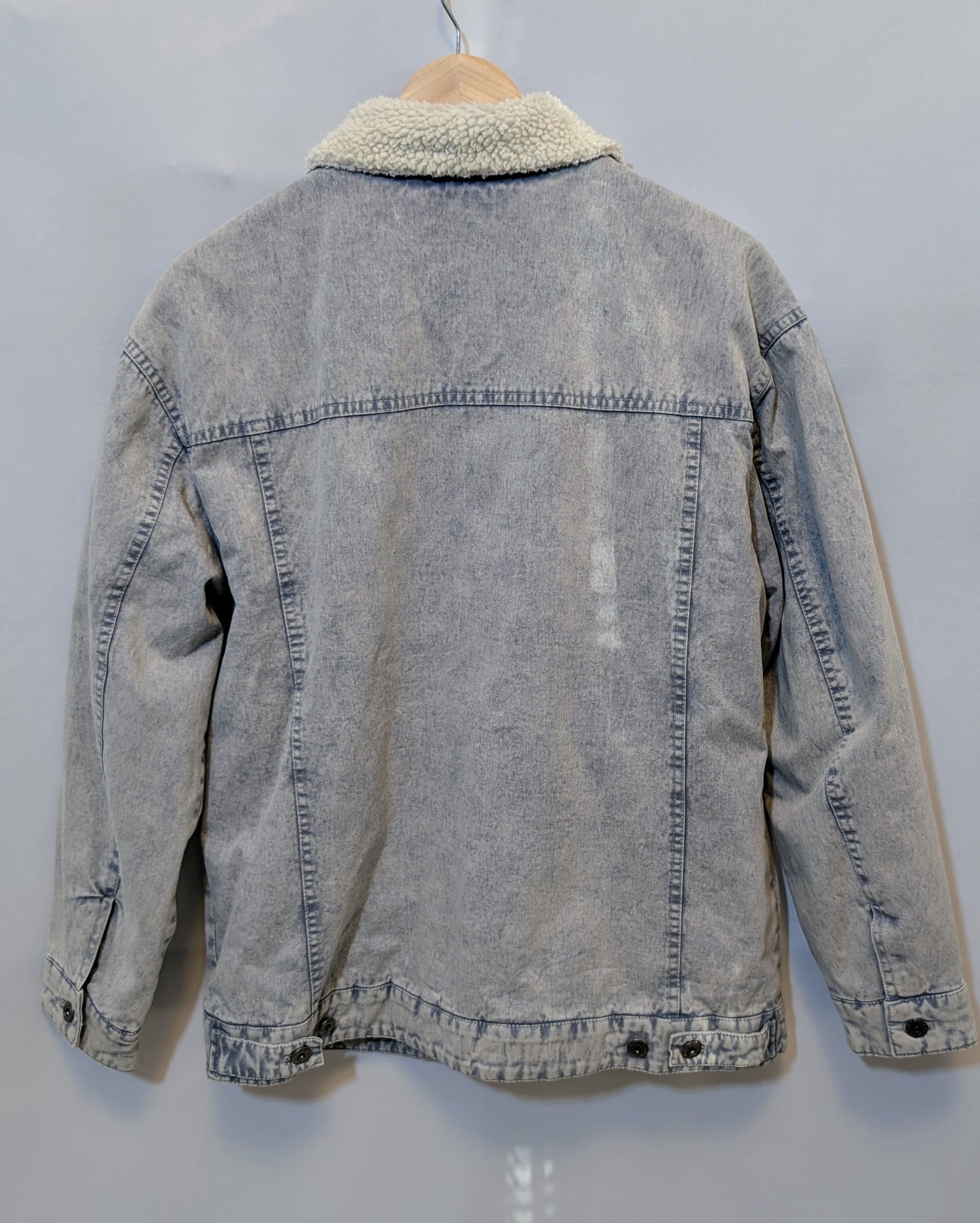 Levi's Sherpa Denim Jacket - Size L - Grade A