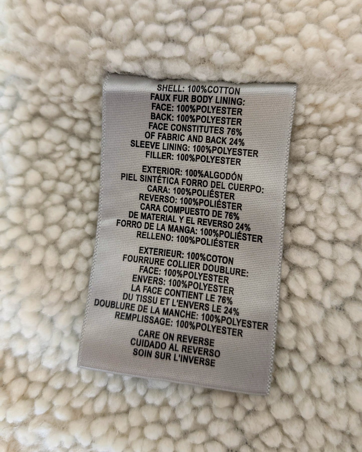 Levi's Sherpa Denim Jacket - Size L - Grade A