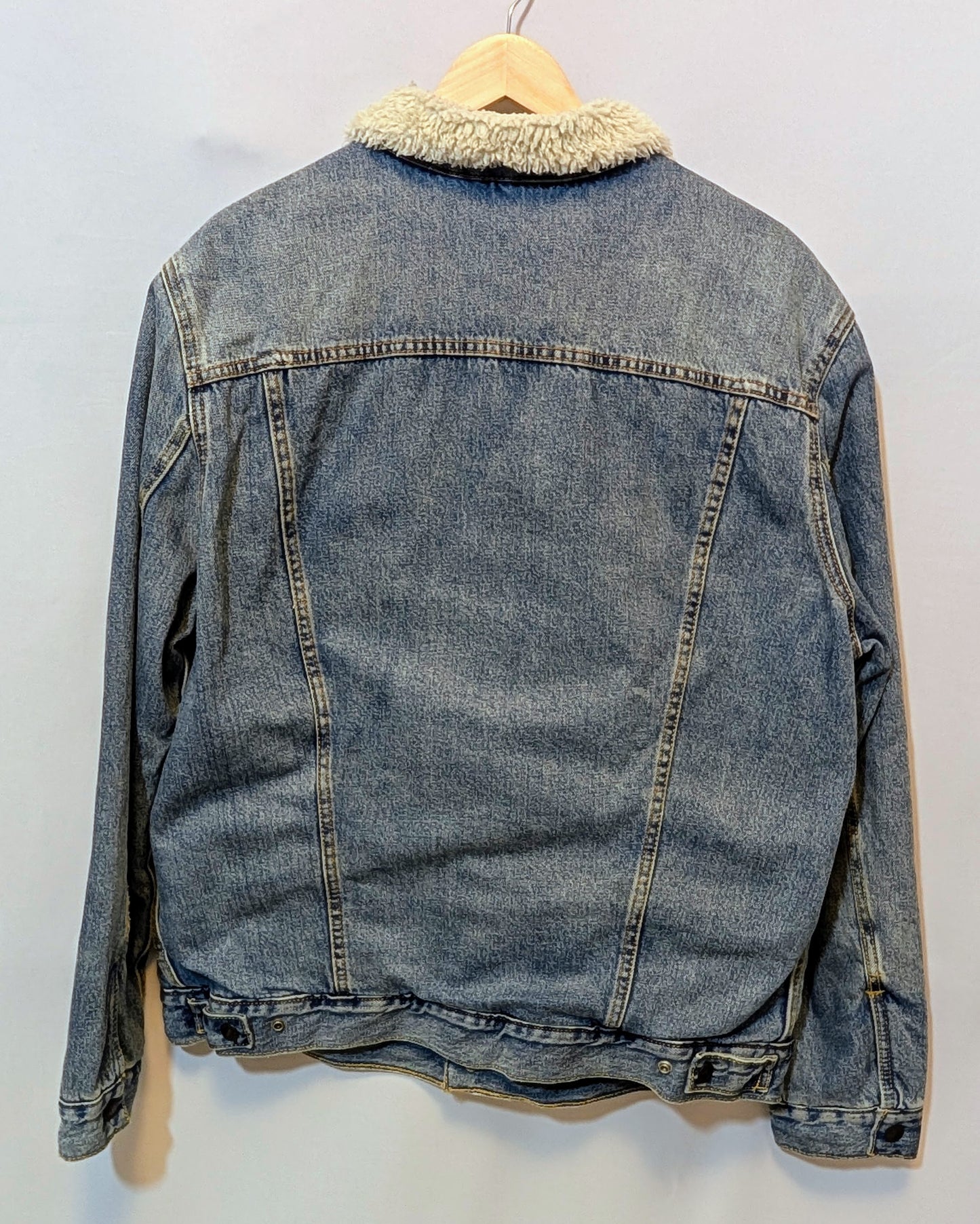 Levi's Sherpa Denim Jacket - Size XL - Grade A