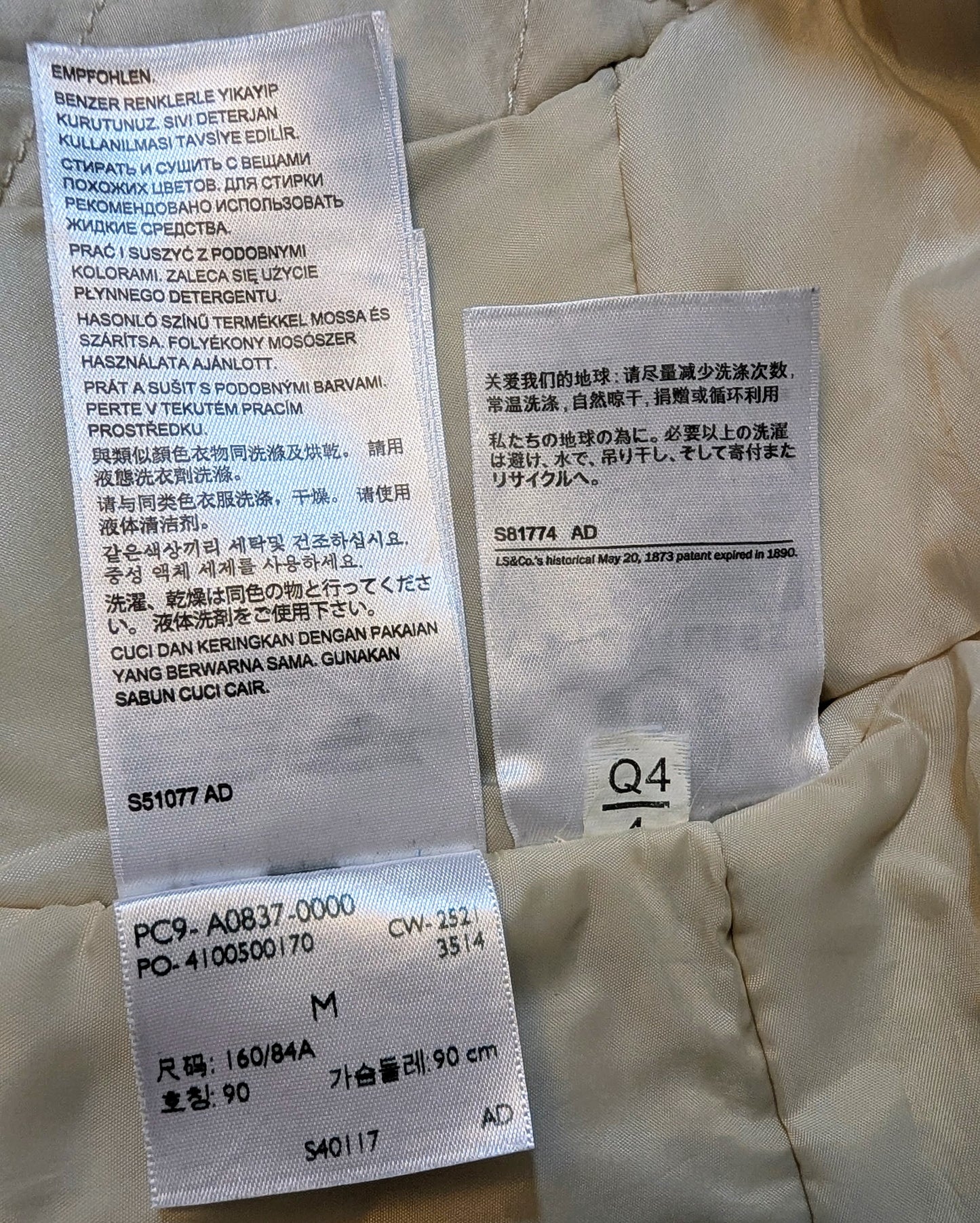 Levi's Sherpa Denim Jacket - Size M - Grade A
