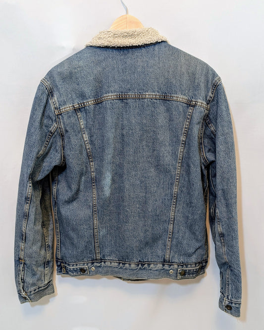 Levi's Sherpa Denim Jacket - Size M - Grade A