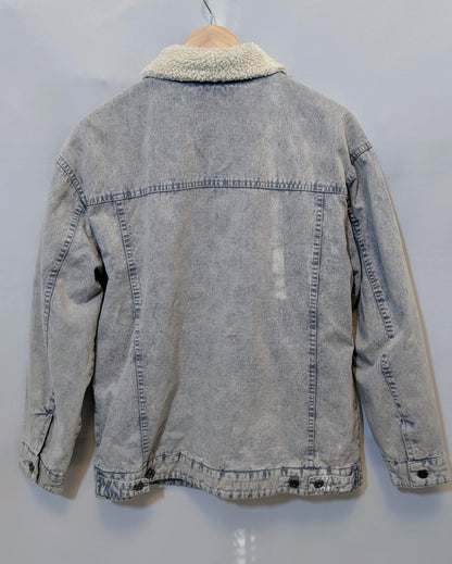 Levi's Sherpa Denim Jacket - Size L - Grade A