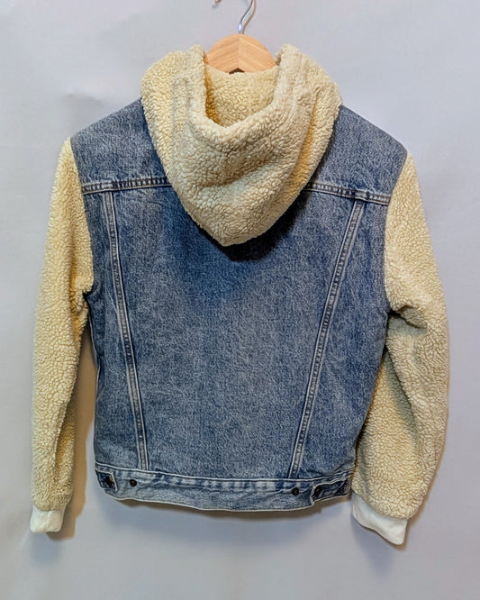 Levi's Sherpa Denim Jacket - Size S - Grade A