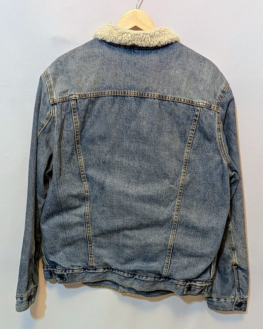 Levi's Sherpa Denim Jacket - Size XL - Grade A