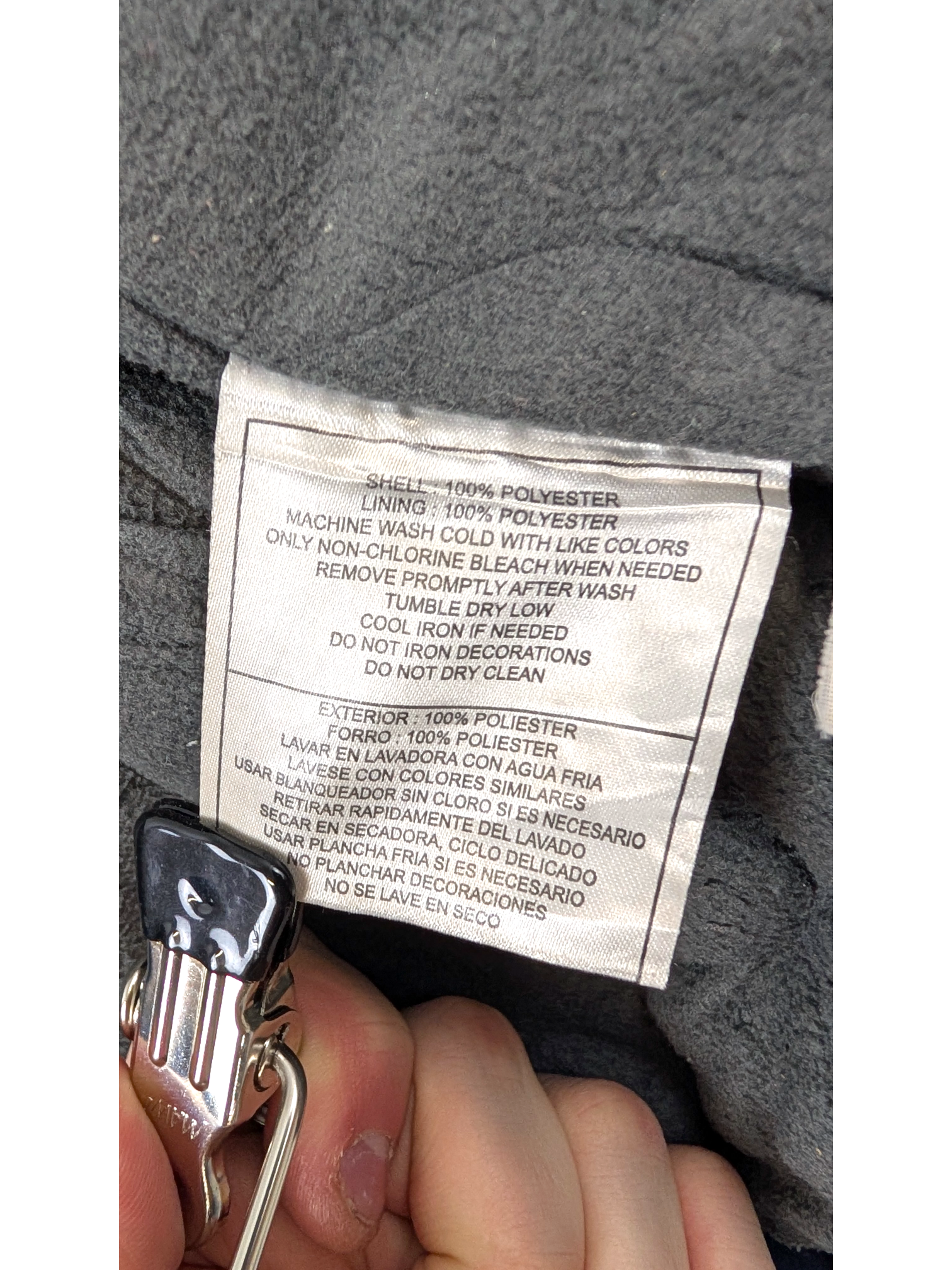 Adidas Hooded Fleece-Lined Jacket – Size S