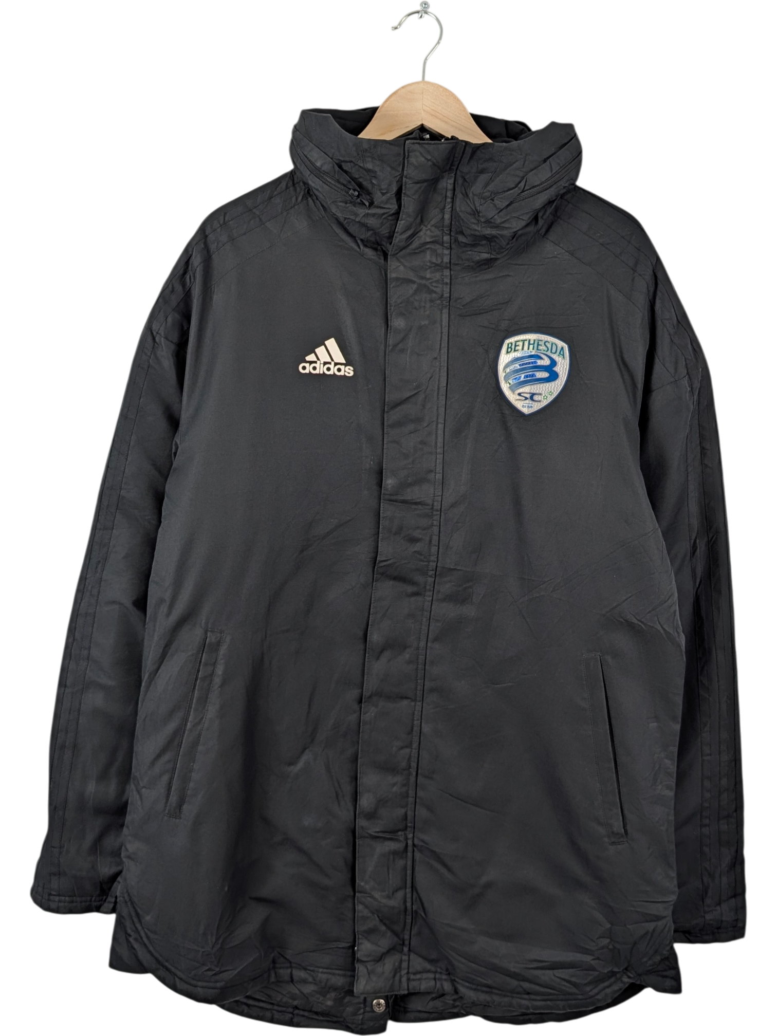Adidas x Bethesda SC Long Winter Jacket – Size M